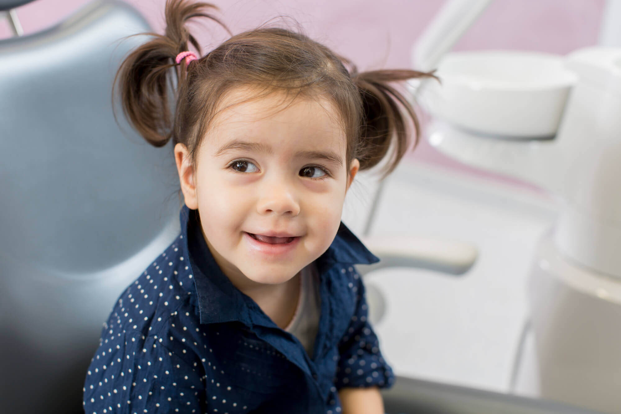 Little Girl At Dentist